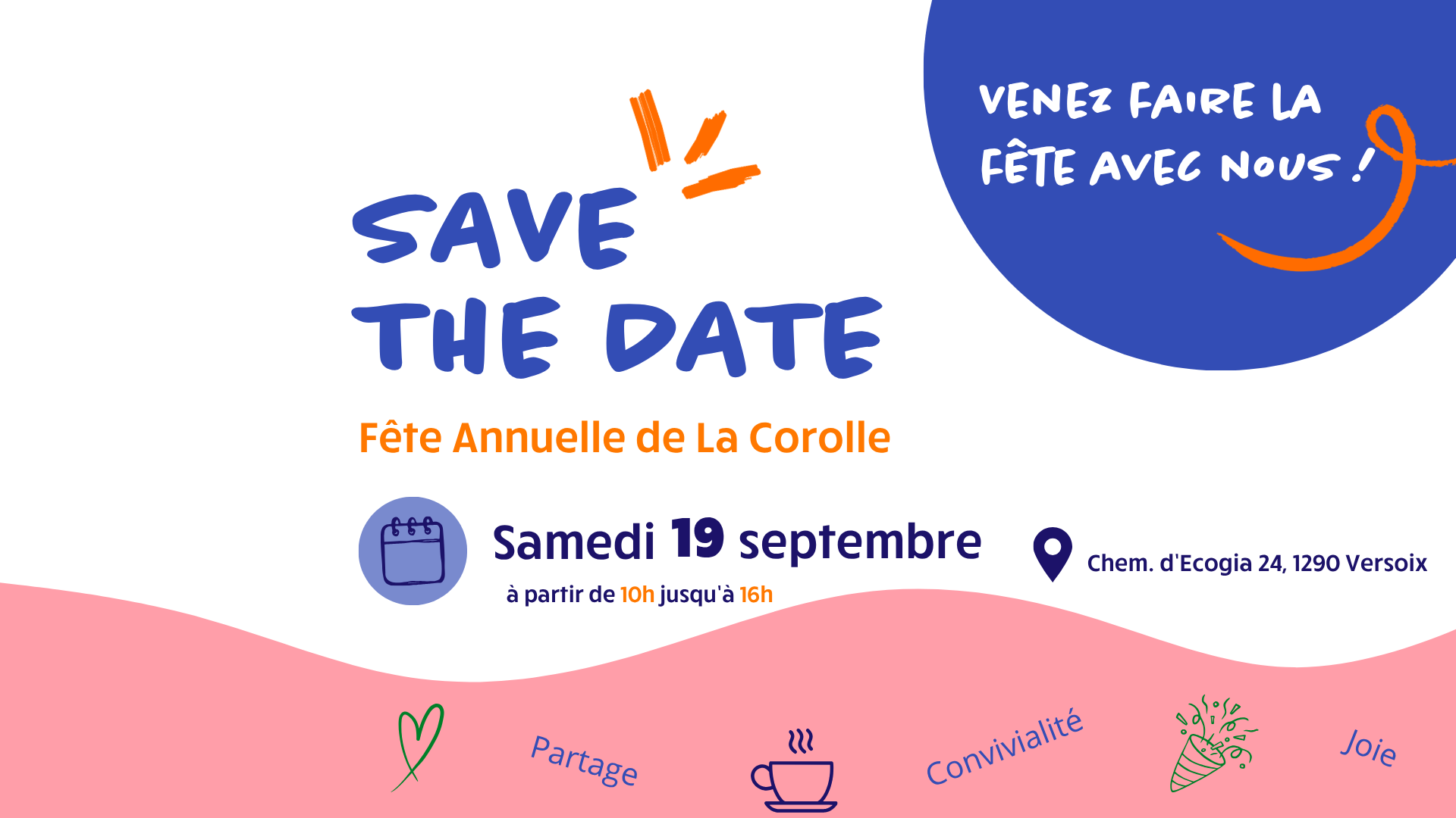 SAVE THE DATE Site internet