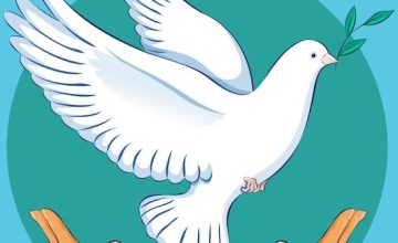 colombe paix carré